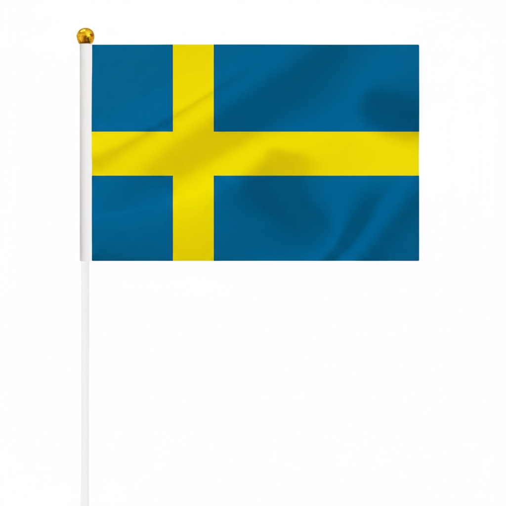 10 Pieces Of Official FIFA 2026 Sweden Mini Flags