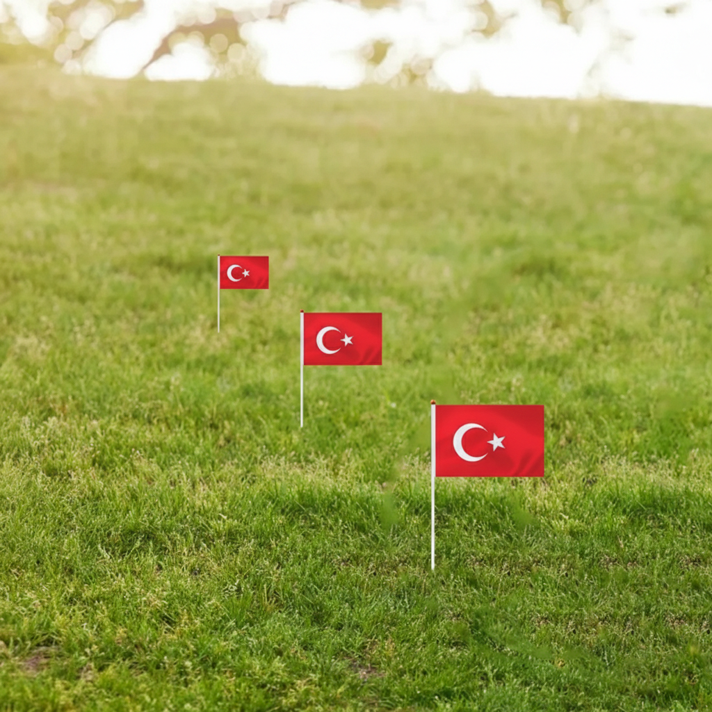 10 Pieces Of Official FIFA 2026 Turkey Mini Flags