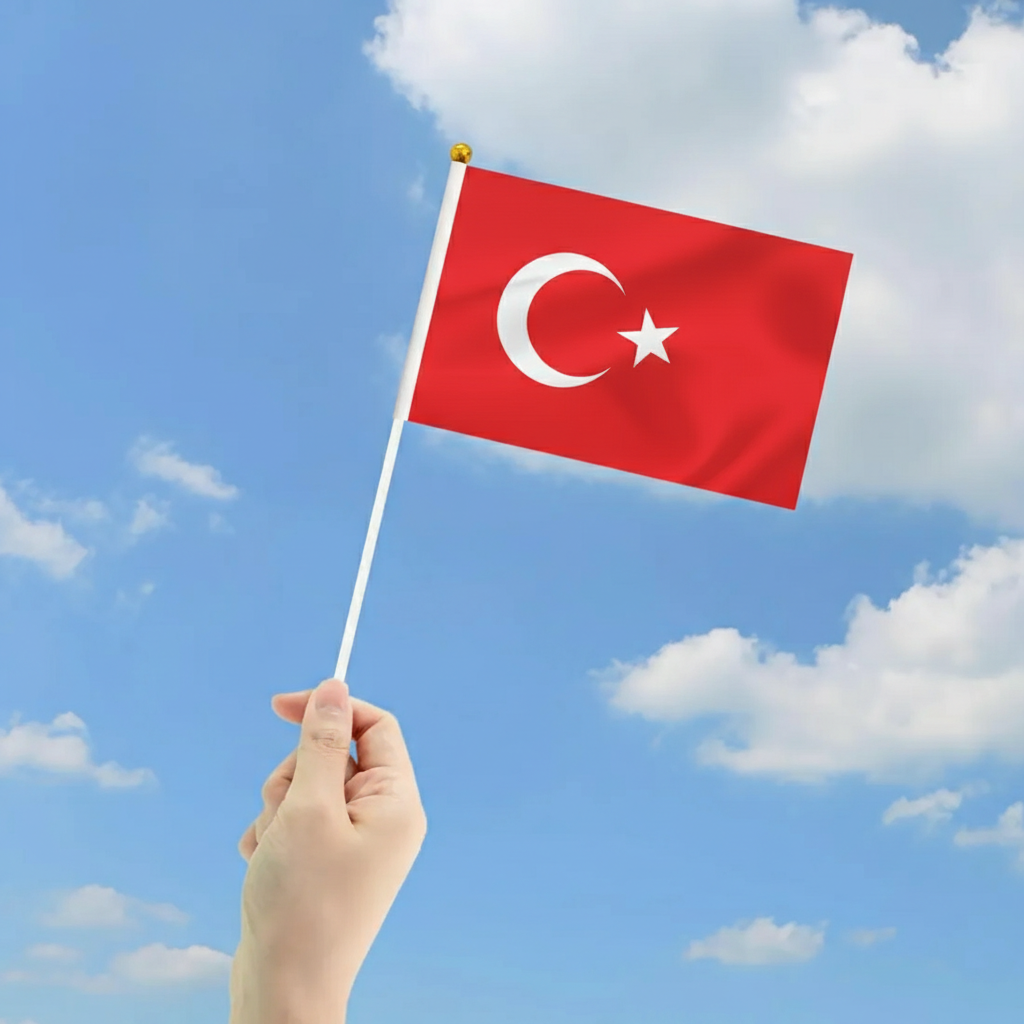 10 Pieces Of Official FIFA 2026 Turkey Mini Flags