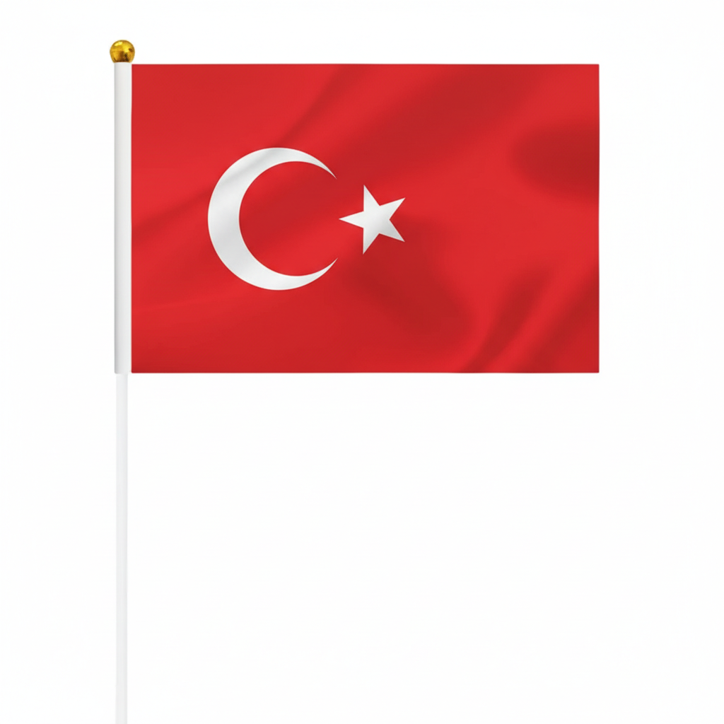 10 Pieces Of Official FIFA 2026 Turkey Mini Flags
