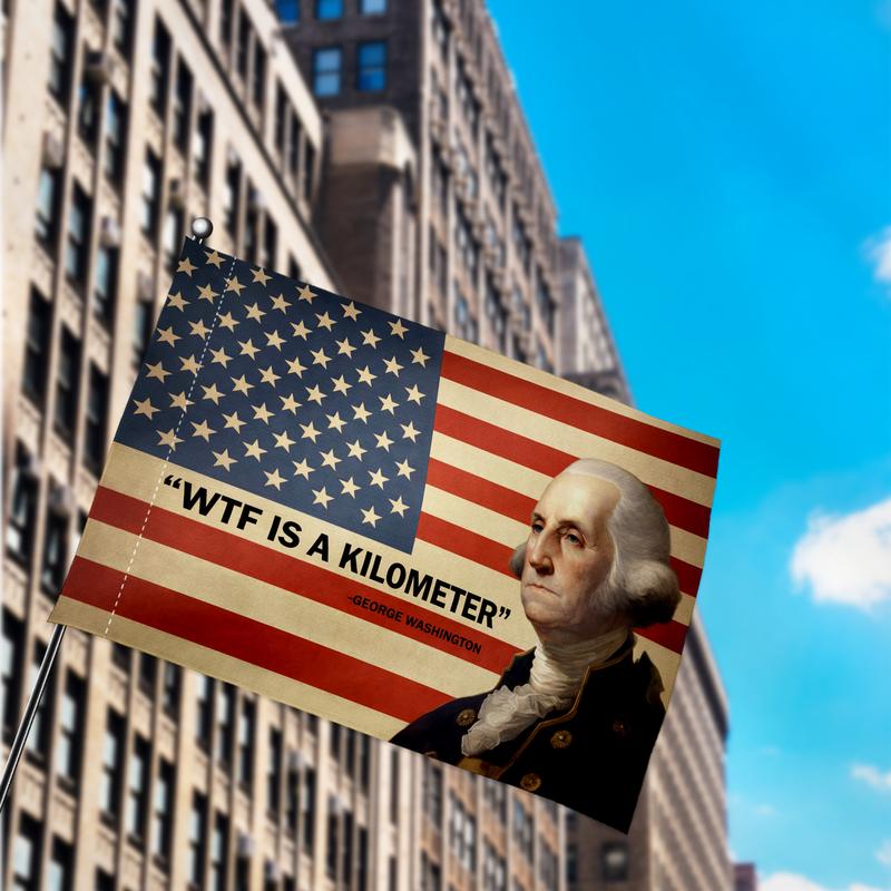 American 250th Anniversary House Flag Decor