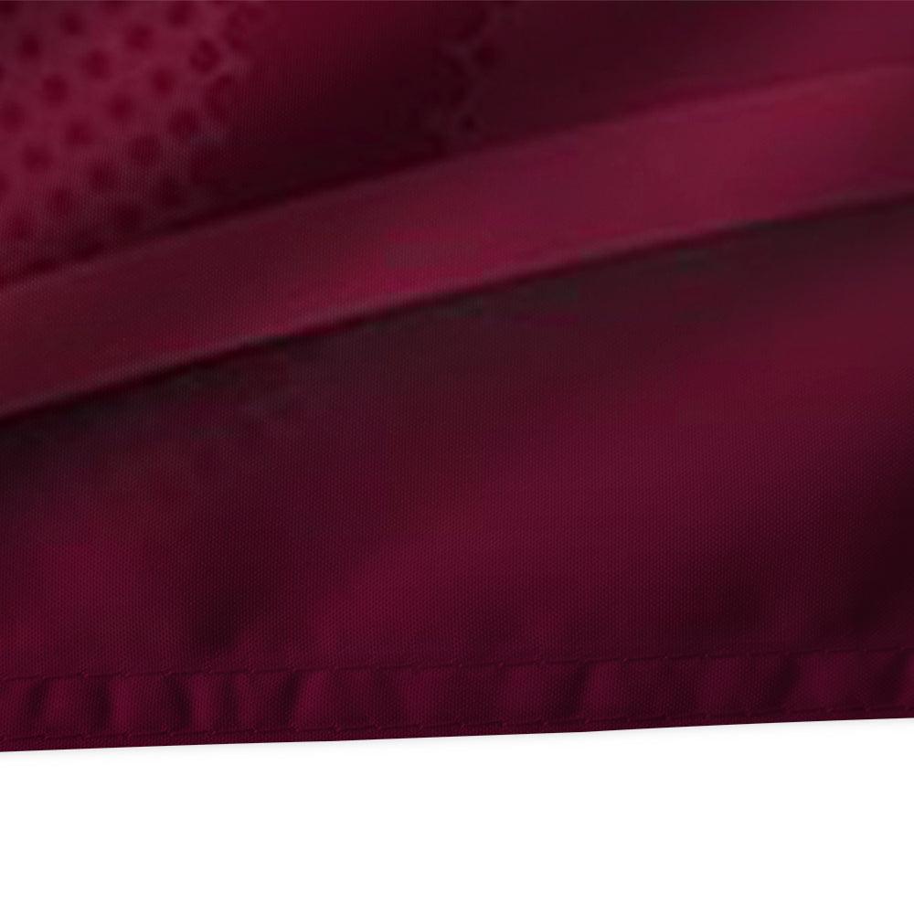 Qatar World Cup Flag close-up showing fabric texture and vivid colors