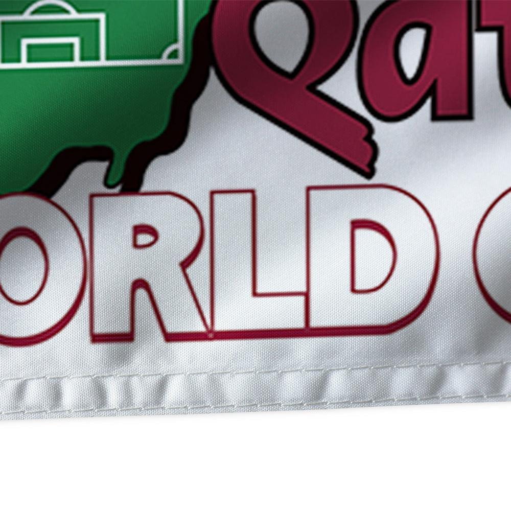 2022 Qatar World Cup-Globe Flags