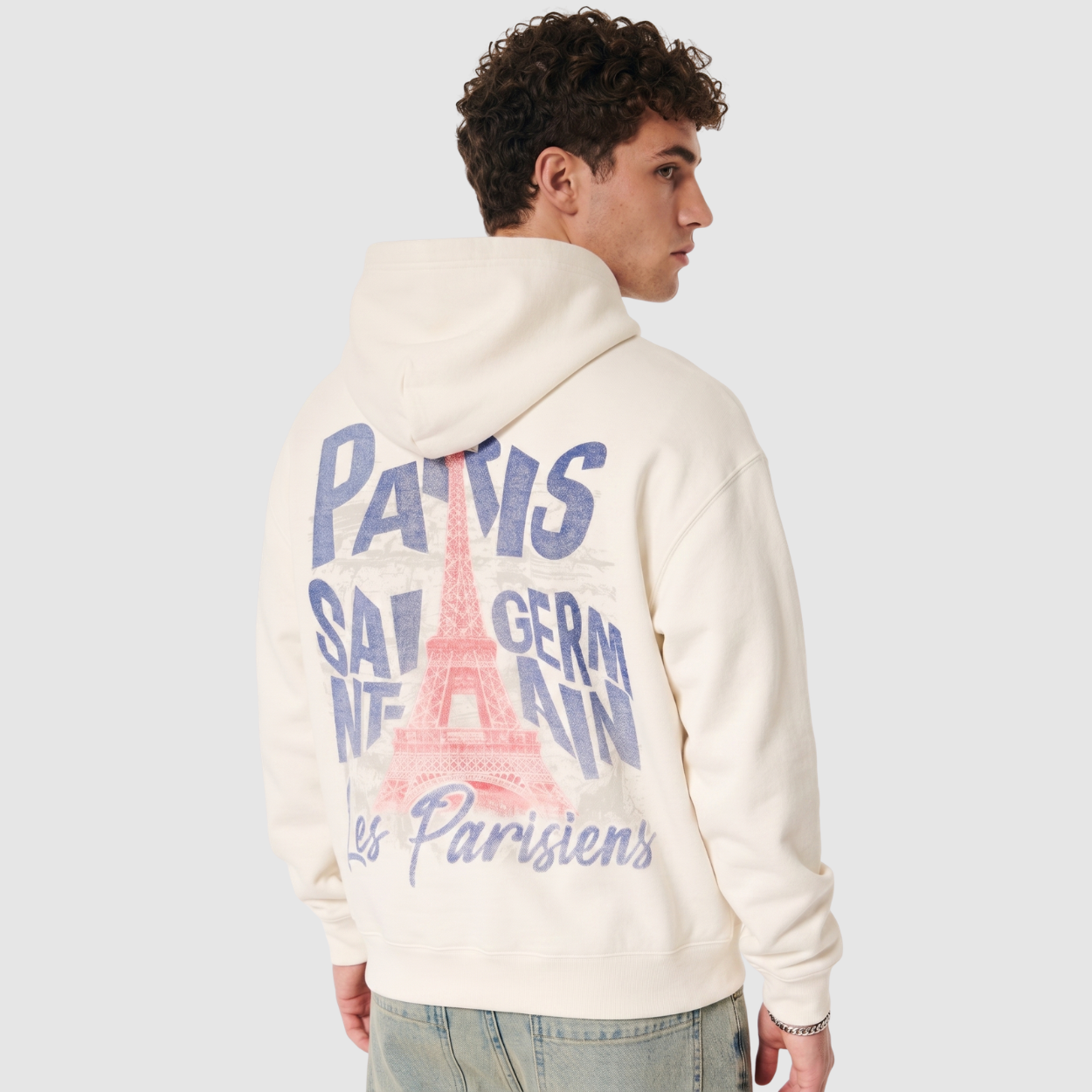 Graphic Quarter Zip Fleece Casual Sweatshirt And Hoodie