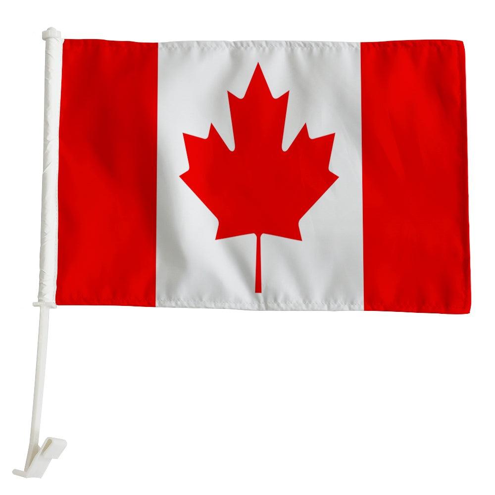 Canada Car Window Flag-Globe Flags