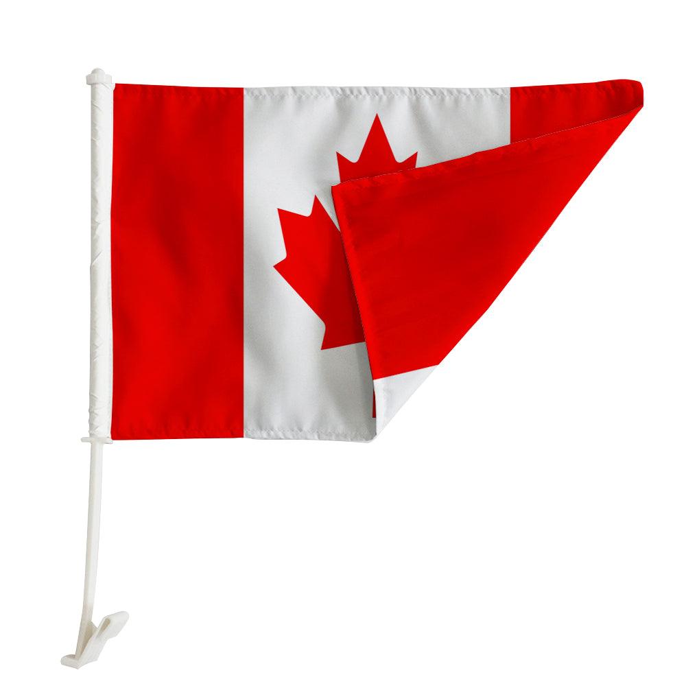 Canada Car Window Flag-Globe Flags