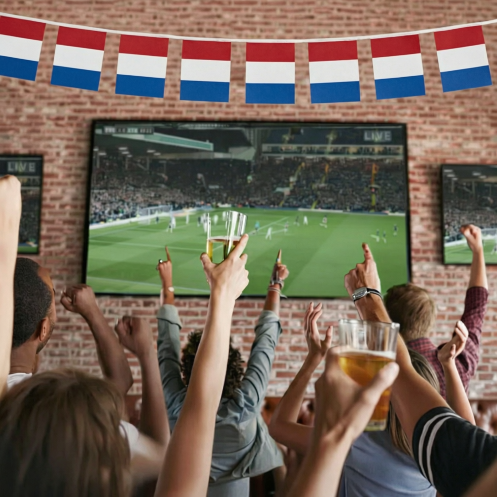 Official FIFA 2026 Netherlands Flag Banner