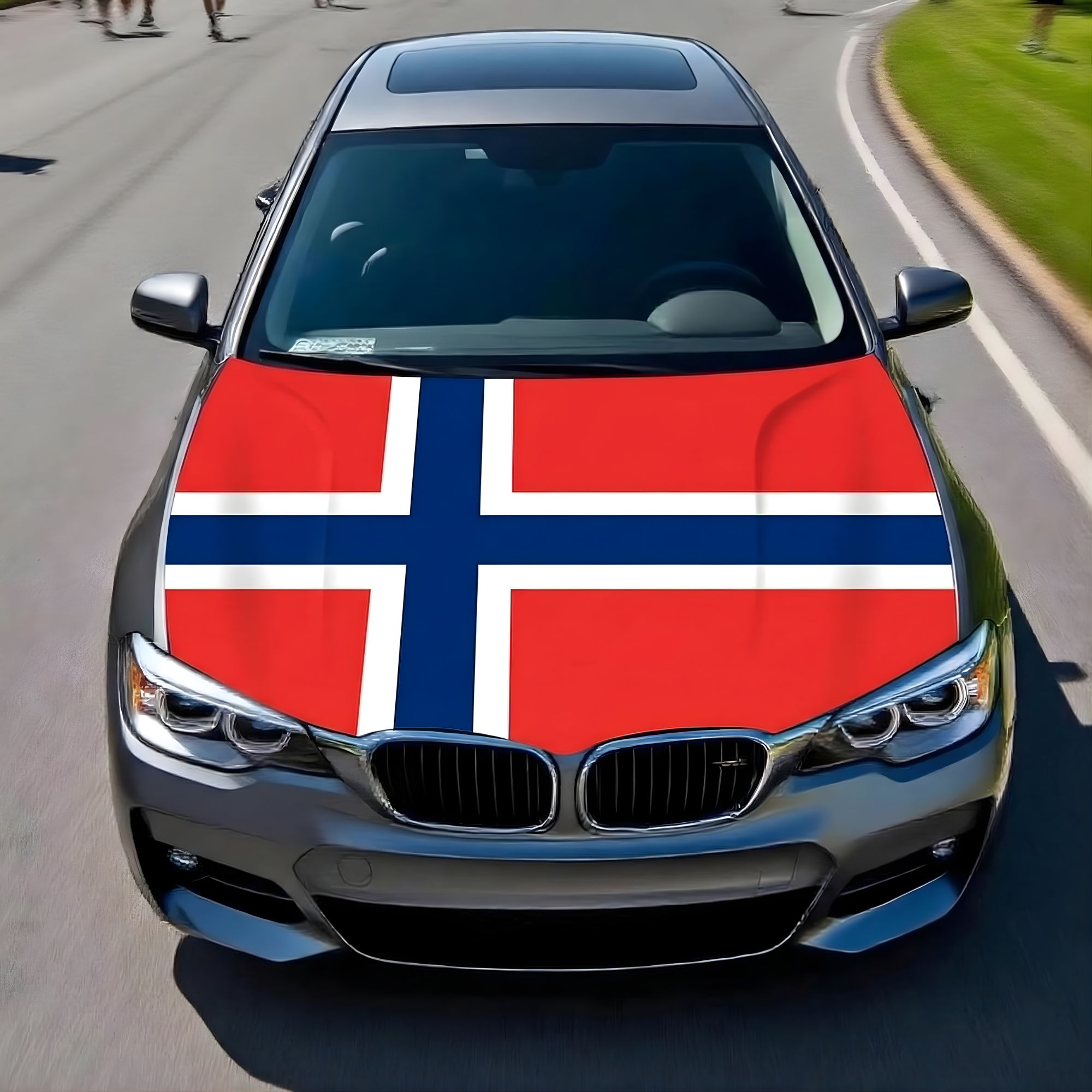 Official FIFA 2026 Norway Flag Car Hood Cover
