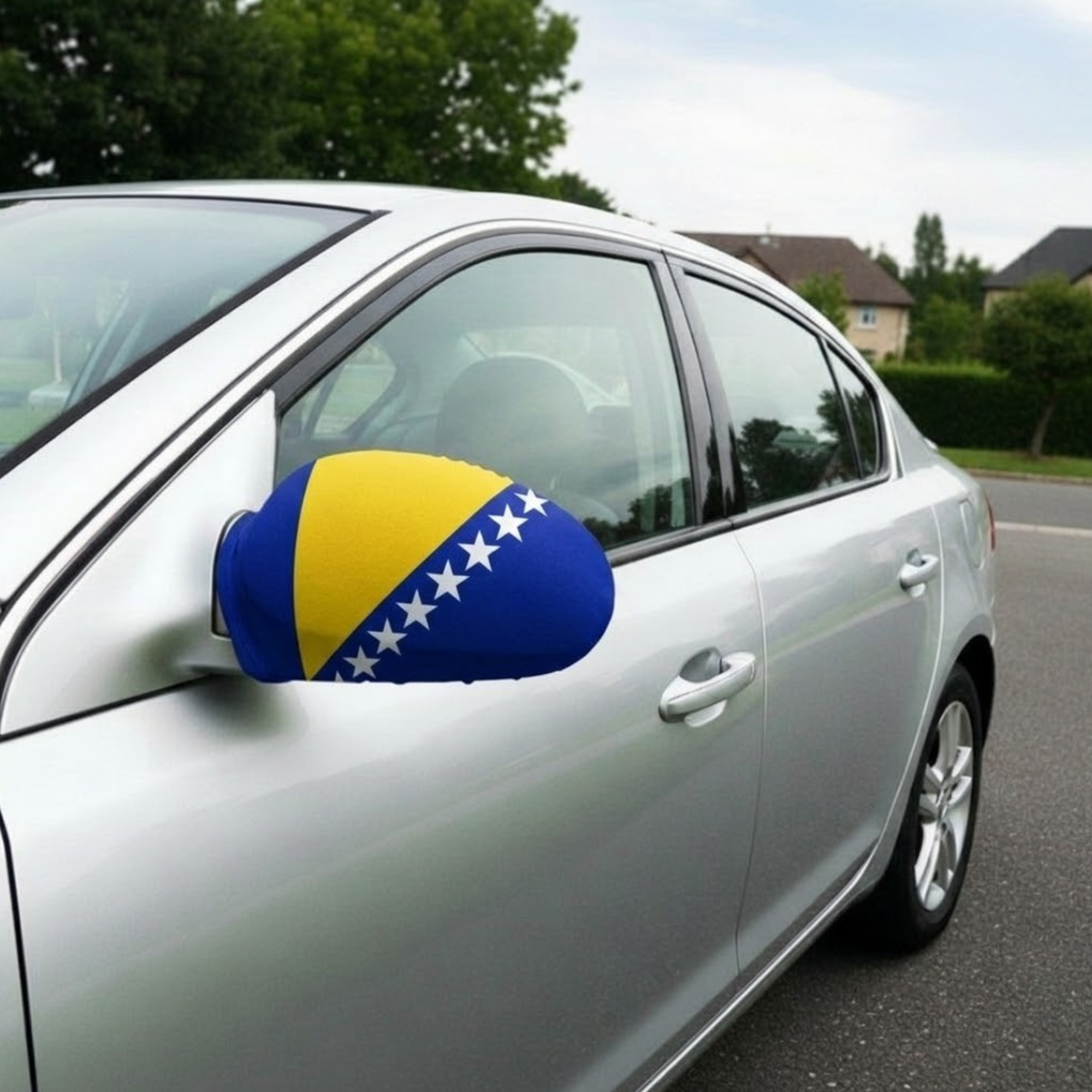 Official FIFA 2026 Bosnia and Herzegovina Car Mirror Flag