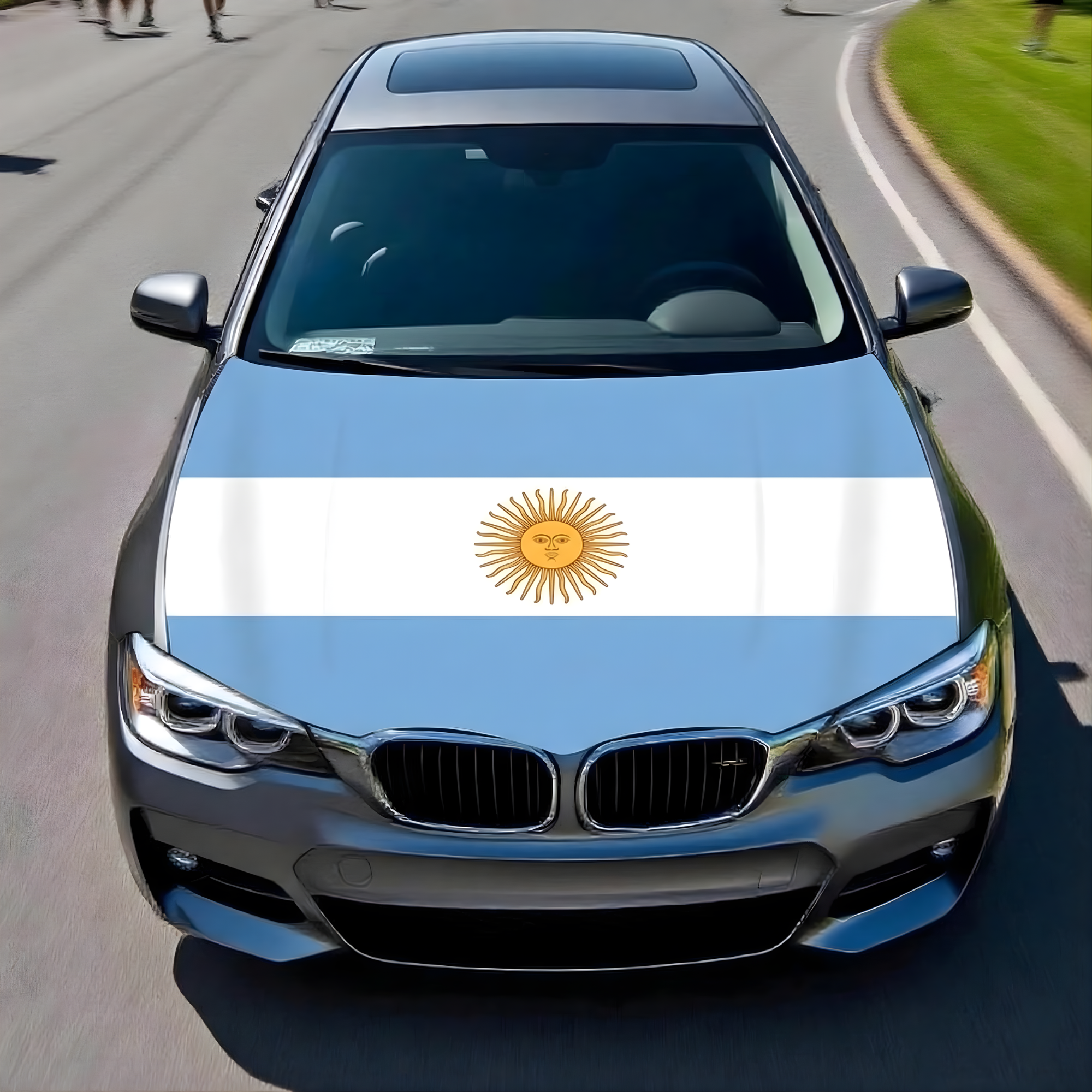 Official FIFA 2026 Argentina Flag Car Hood Cover