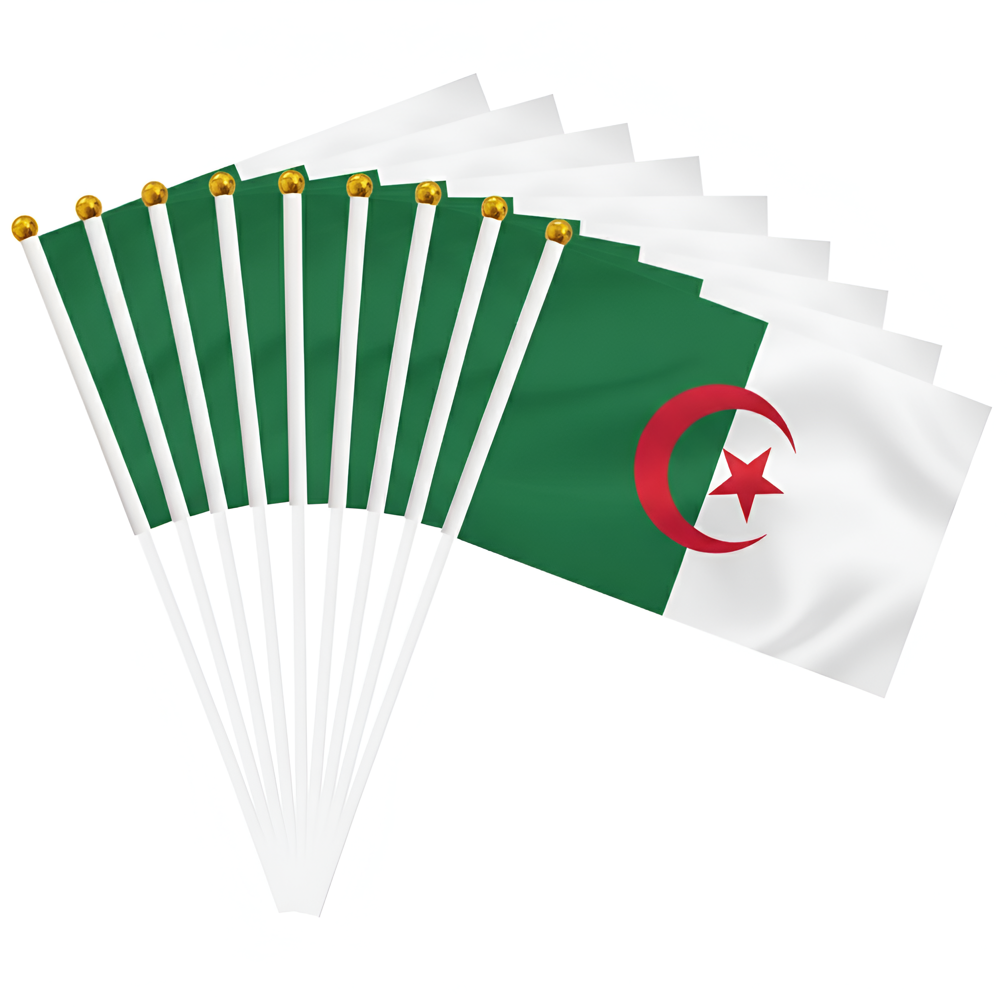 10 Pieces Of Official FIFA 2026 Algeria Mini Flags