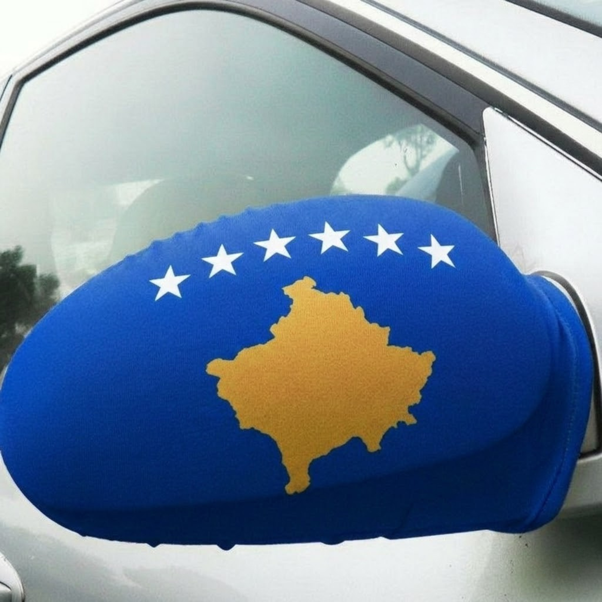 Official FIFA 2026 Kosovo Car Mirror Flag