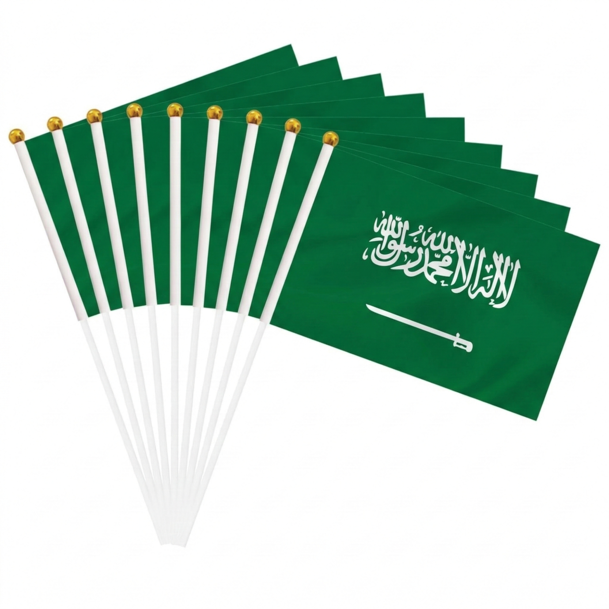 10 Pieces Of Official FIFA 2026 Saudi Arabia Mini Flags