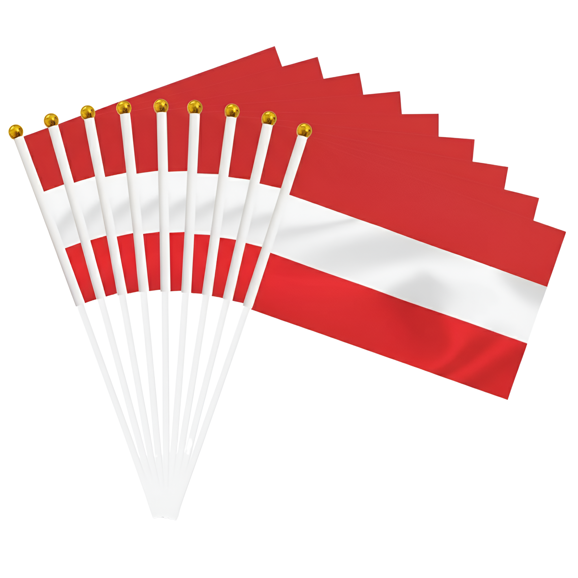 10 Pieces Of Official FIFA 2026 Austria Mini Flags