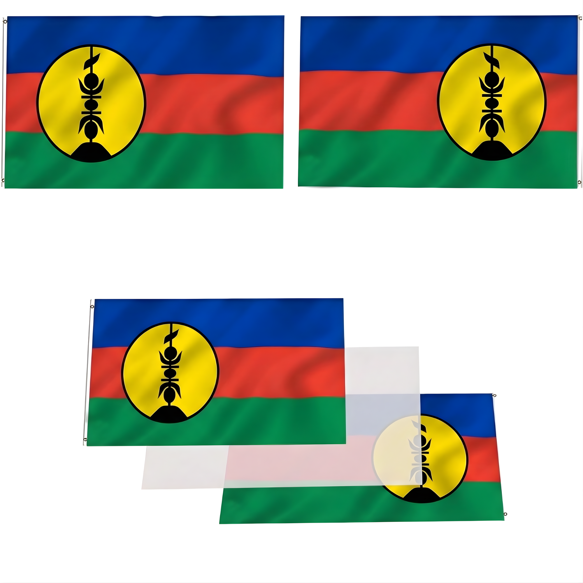 Official FIFA 2026 New Caledonia Flag