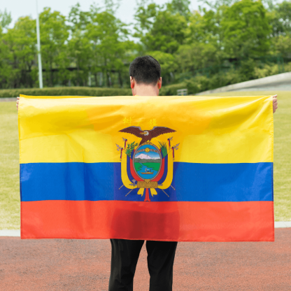 Ecuador National Polyester Flag – Stand Tall for Sovereignty and Identity-Globe Flags