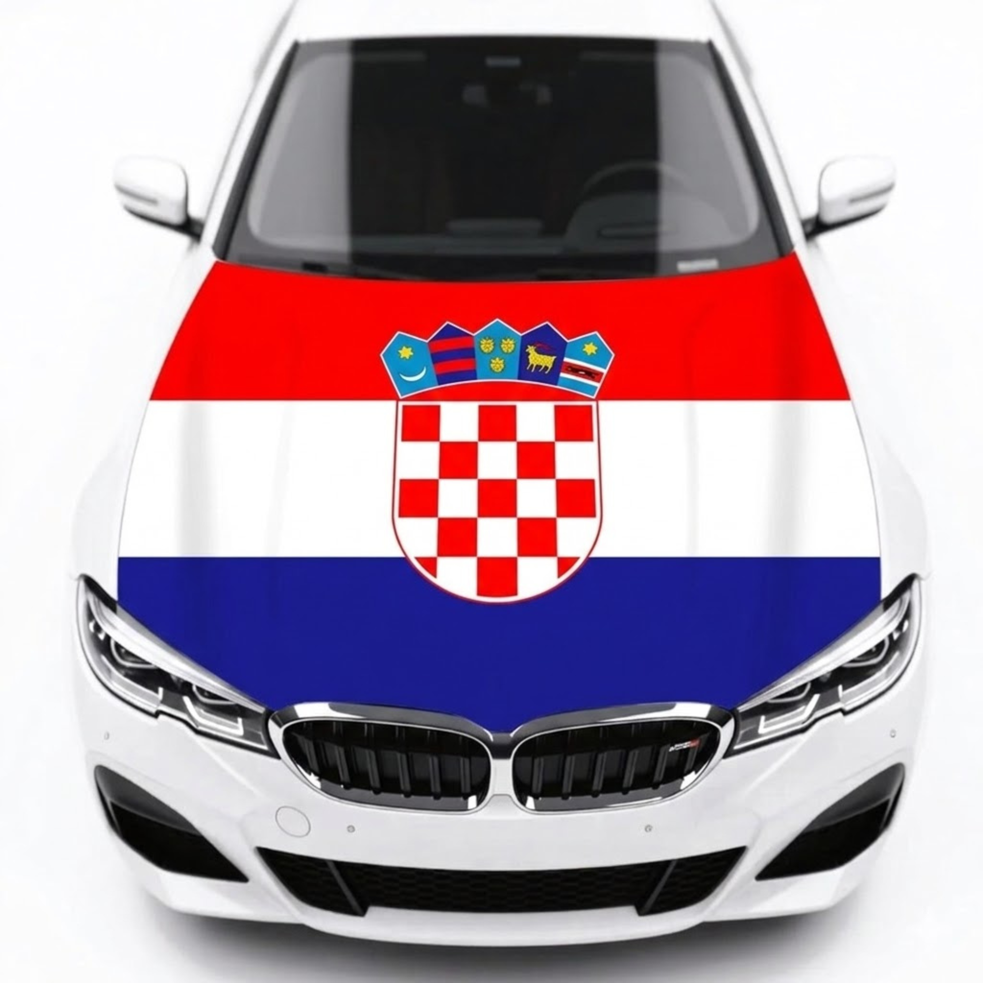 Official FIFA 2026 Croatia Flag Car Hood Cover
