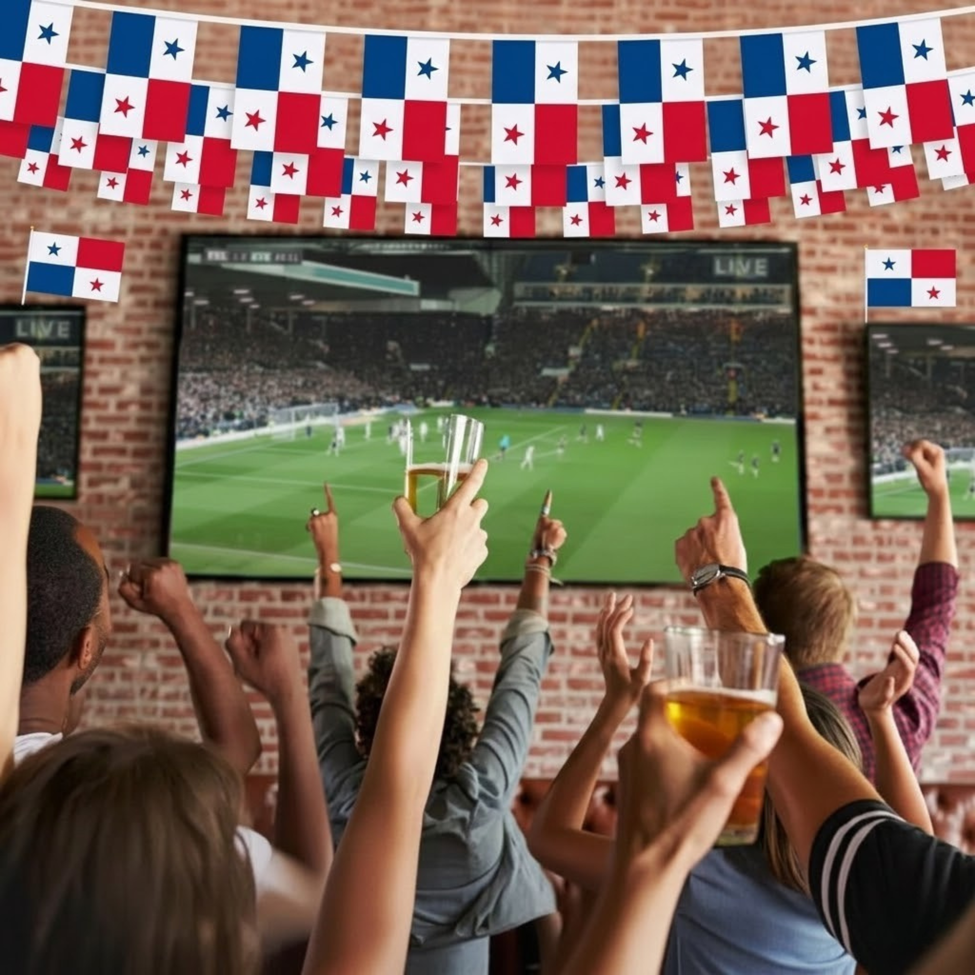 Official FIFA 2026 Panama Flag Banner