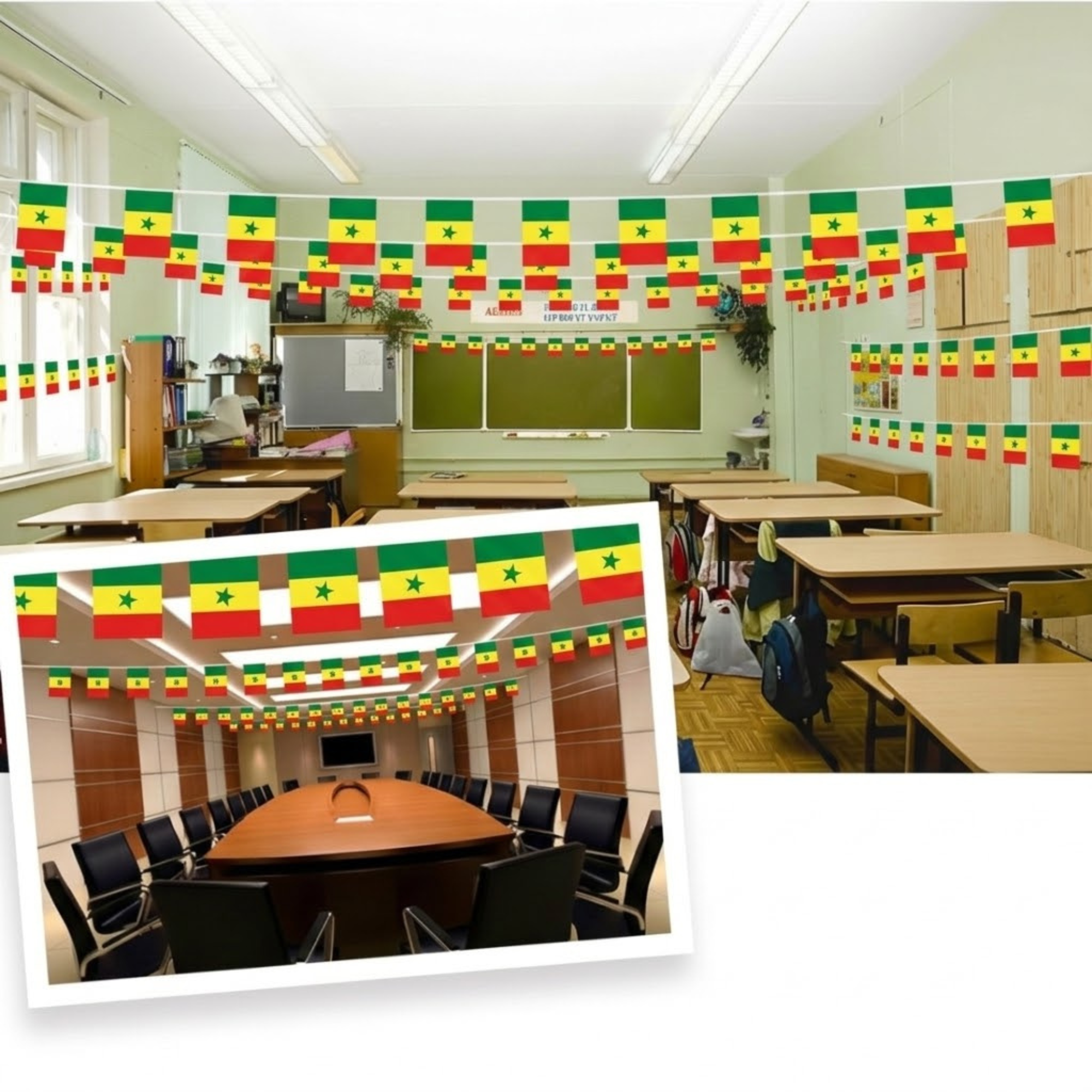 Official FIFA 2026 Senegal Flag Banner