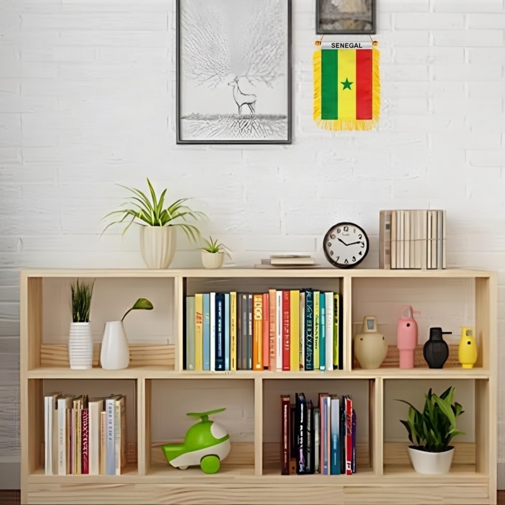 Official FIFA 2026 Senegal Car Window Mini Decorative Flag