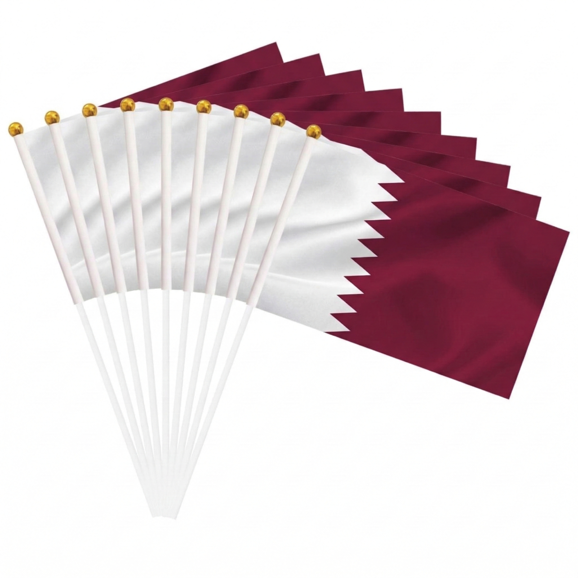 10 Pieces Of Official FIFA 2026 Qatar Mini Flags