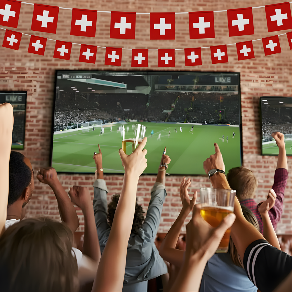 Official FIFA 2026 Switzerland Flag Banner hanging banner display