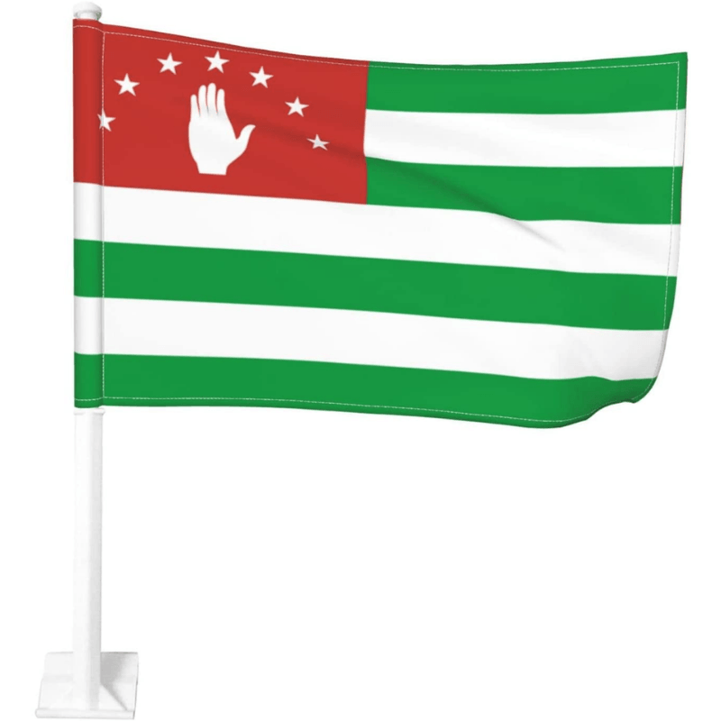 Abkhazia Car Window Mounted Flag, Flag of Abkhazia - Globe Flags