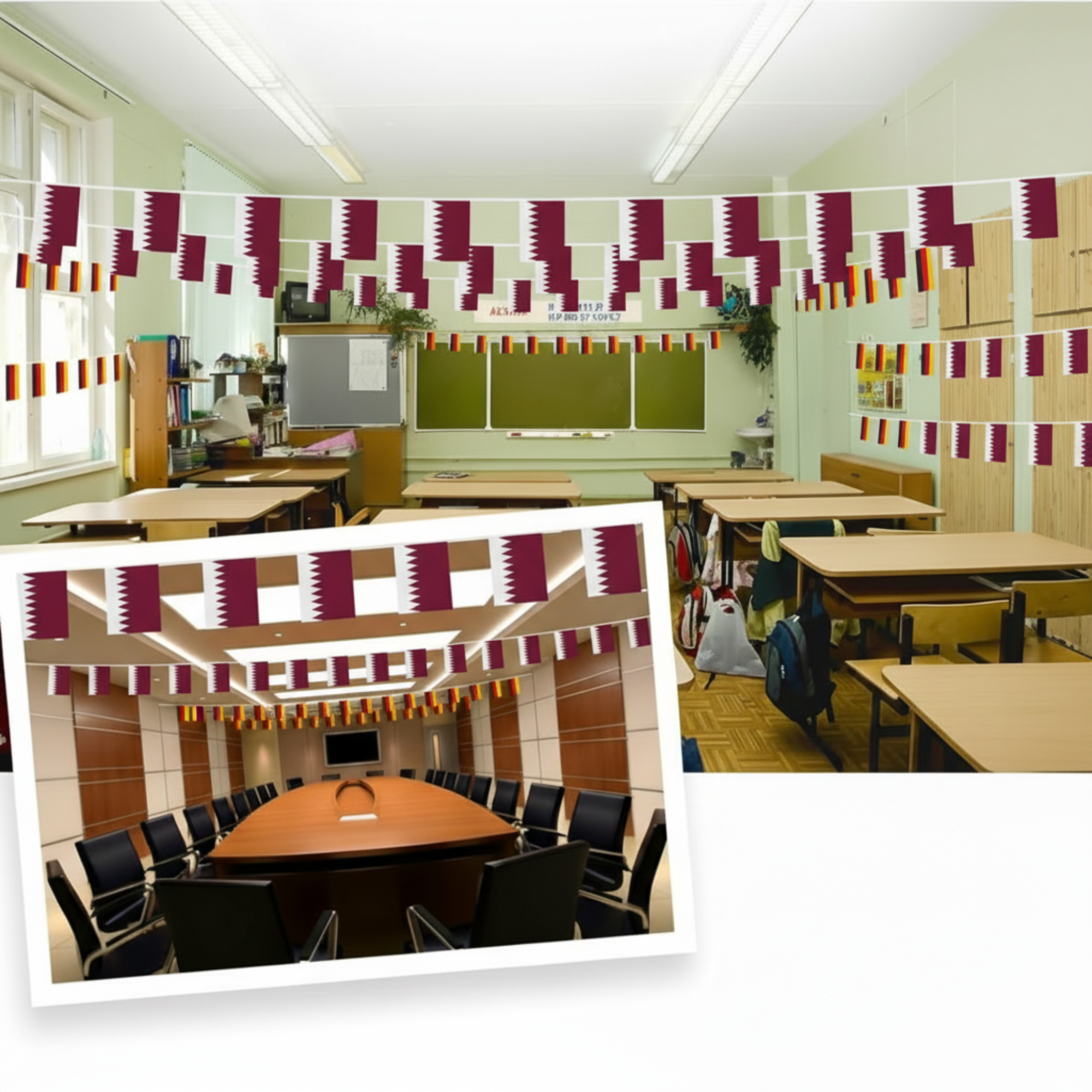 Official FIFA 2026 Qatar Flag Banner