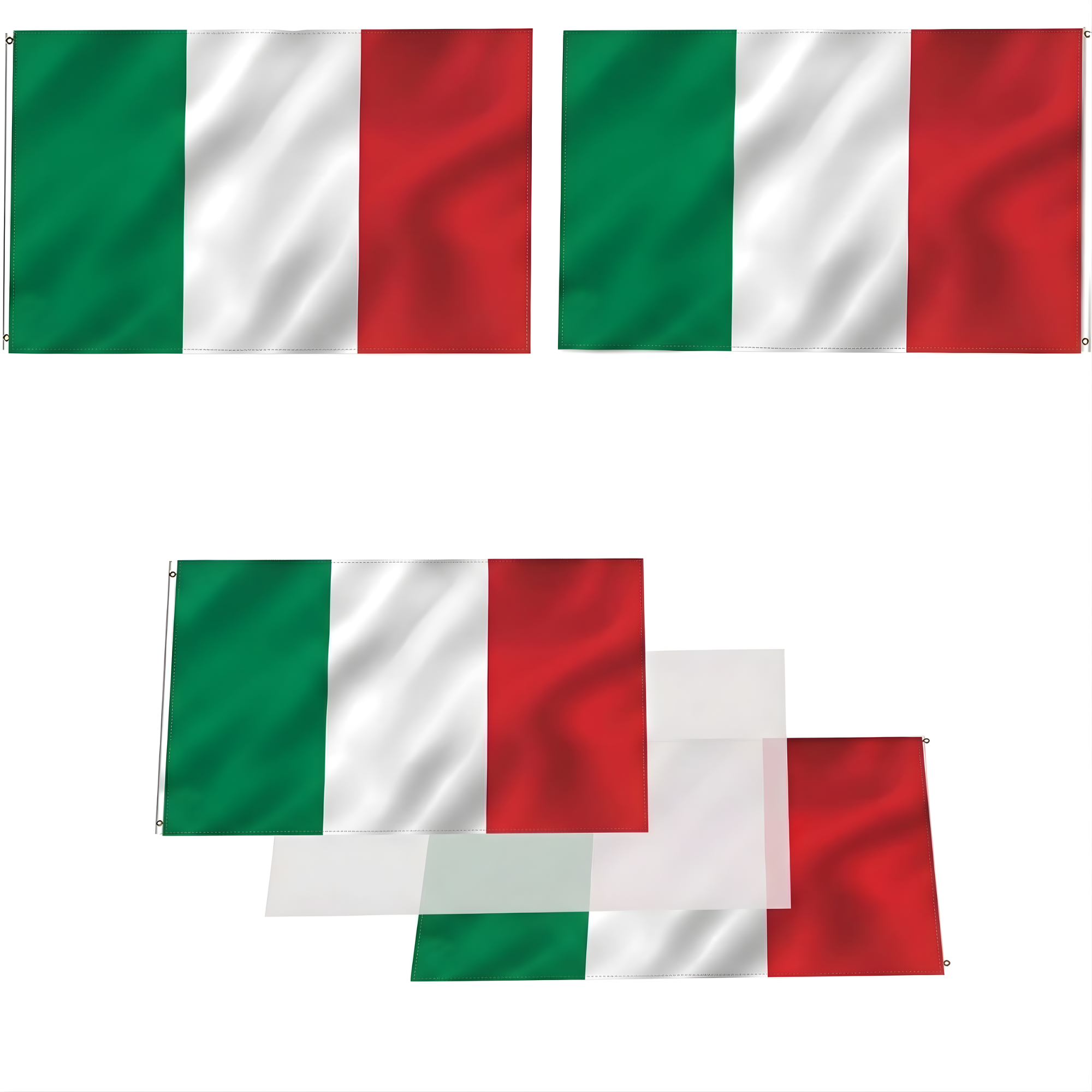 Official FIFA 2026 Italy Flag flying on outdoor flagpole