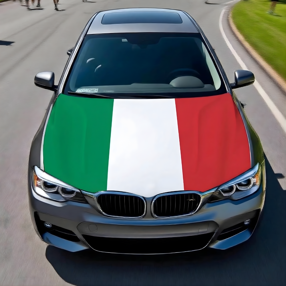Official FIFA 2026 Italy Flag Car Hood Cover