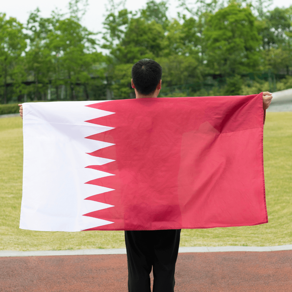 Bahrain Flag – Durable Polyester, Fade-Resistant 90x150 cm-Globe Flags