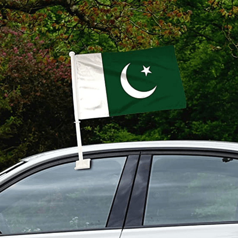 Pakistan Flag Car Mount Accessory For Long Lasting Window Display-Globe Flags