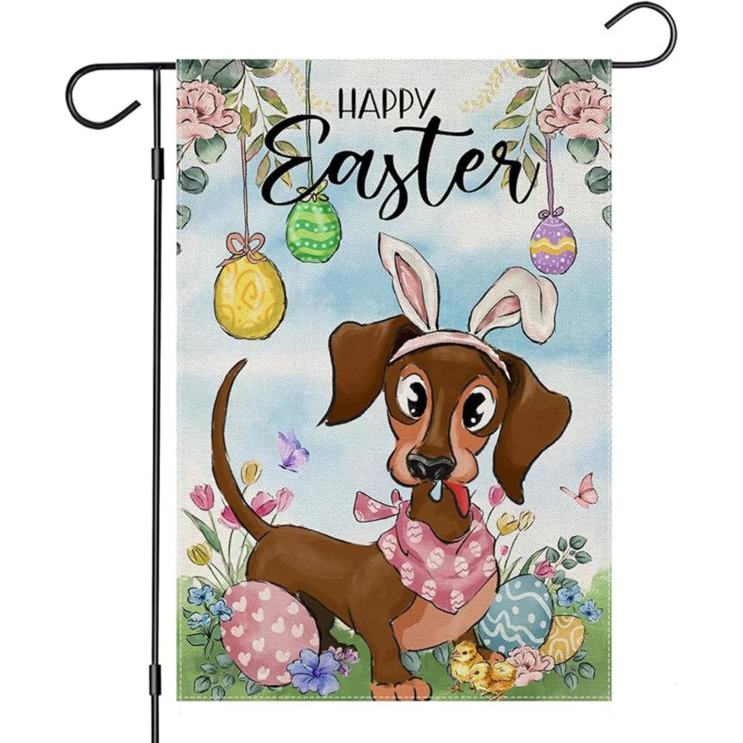 St Patrick Dog Flag For Festive Garden Cheer-Globe Flags