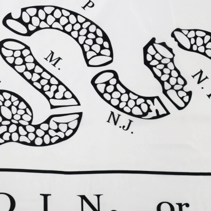 Join Or Die Snake Flag featuring bold design and patriotic symbolism-Globe Flags