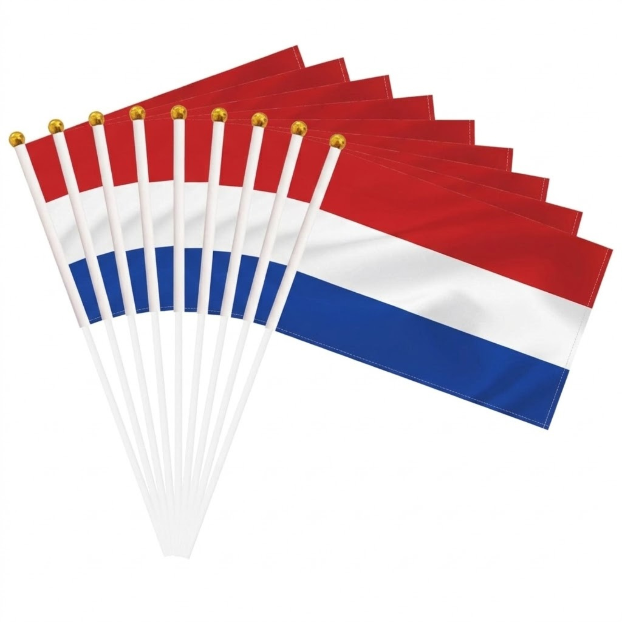 10 Pieces Of Official FIFA 2026 Netherlands Mini Flags