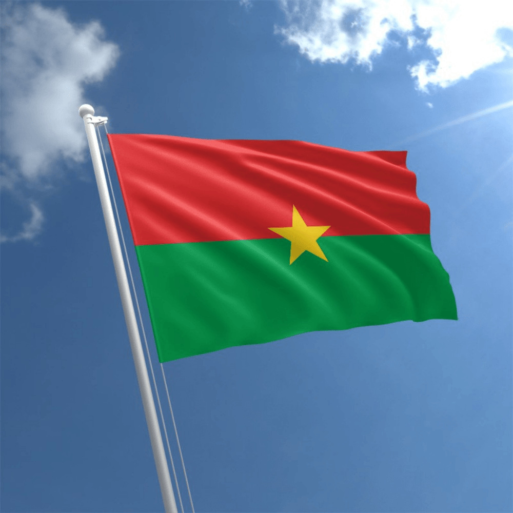 Burkina Faso National Flag-Globe Flags