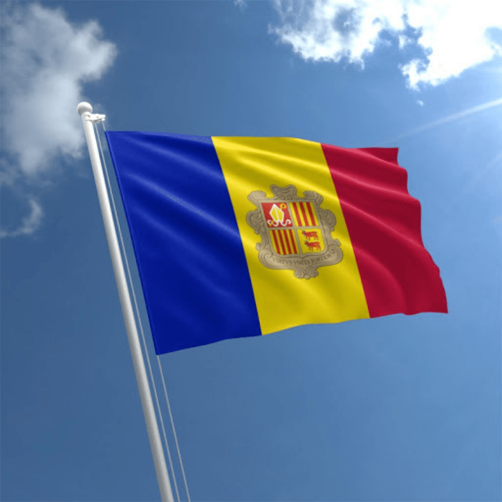 Andorra Flag Polyester-Globe Flags