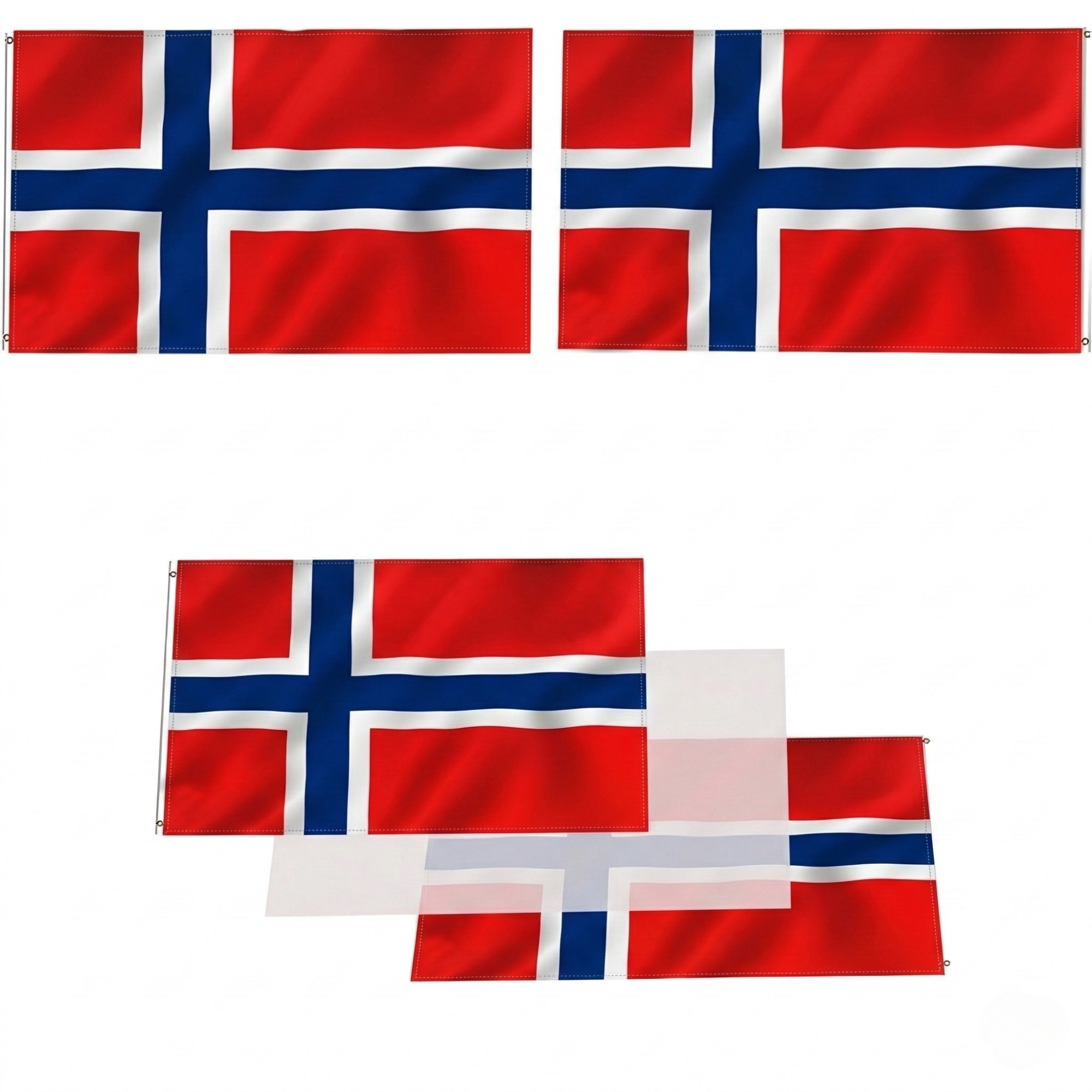 Official FIFA 2026 Norway Flag