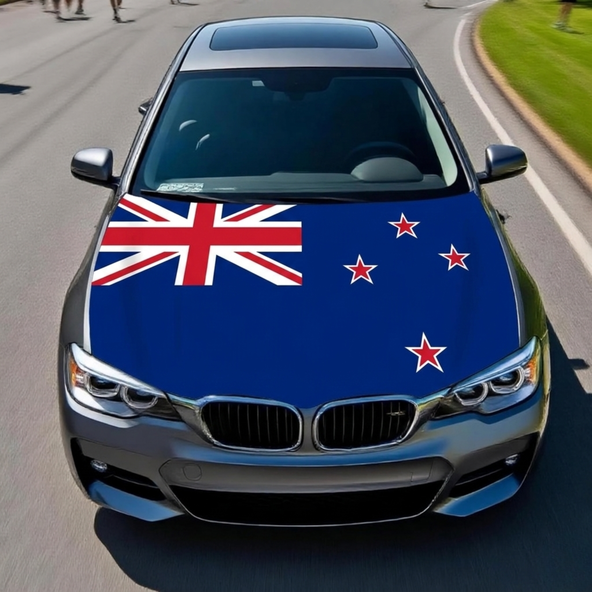 Official FIFA 2026 New Zealand Flag Car Hood Cover