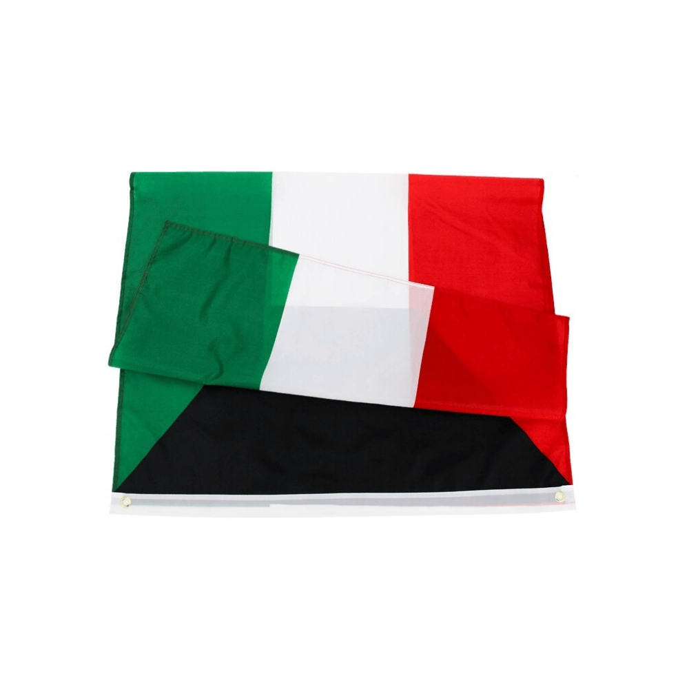Kuwait National Polyester Flag flying on outdoor flagpole