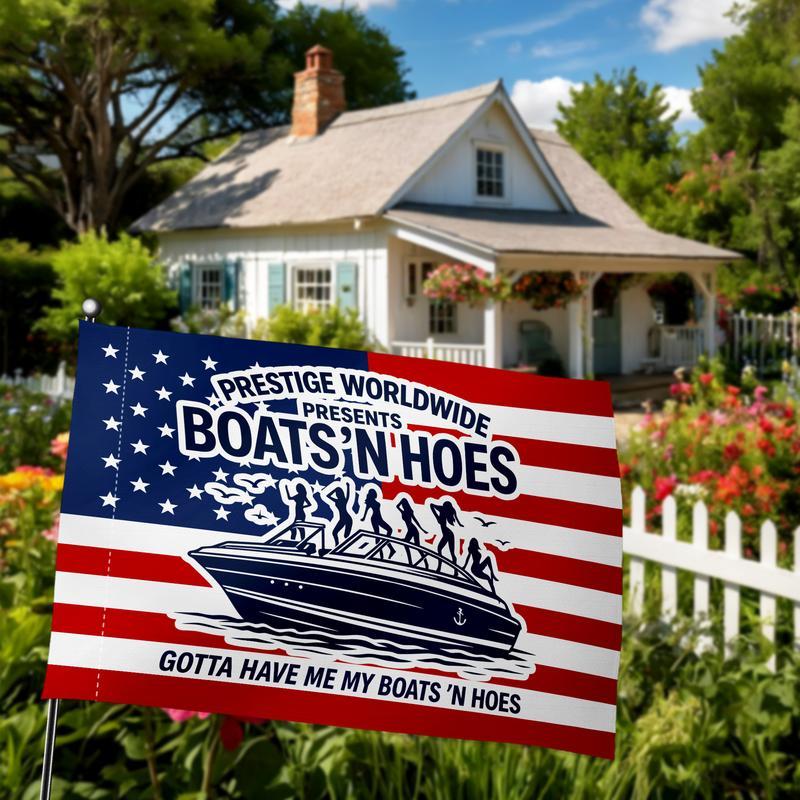 American 250th Anniversary House Flag Decor