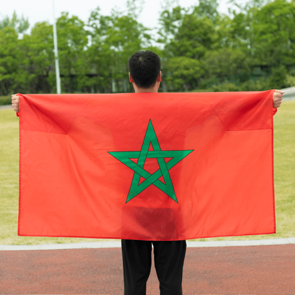 Morocco National Polyester Flag – A Proud Emblem of Unity-Globe Flags
