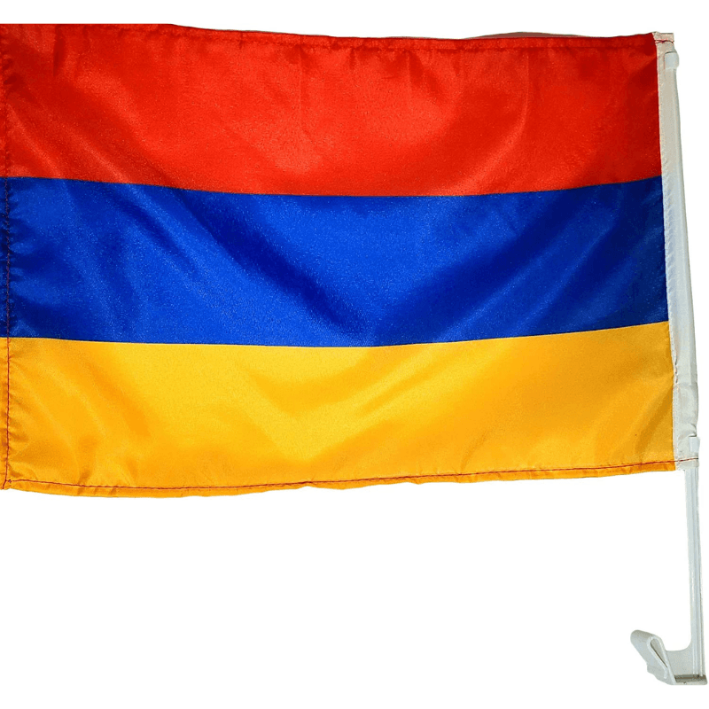 Armenia Car Window Mounted Flag For Car Decor-Globe Flags
