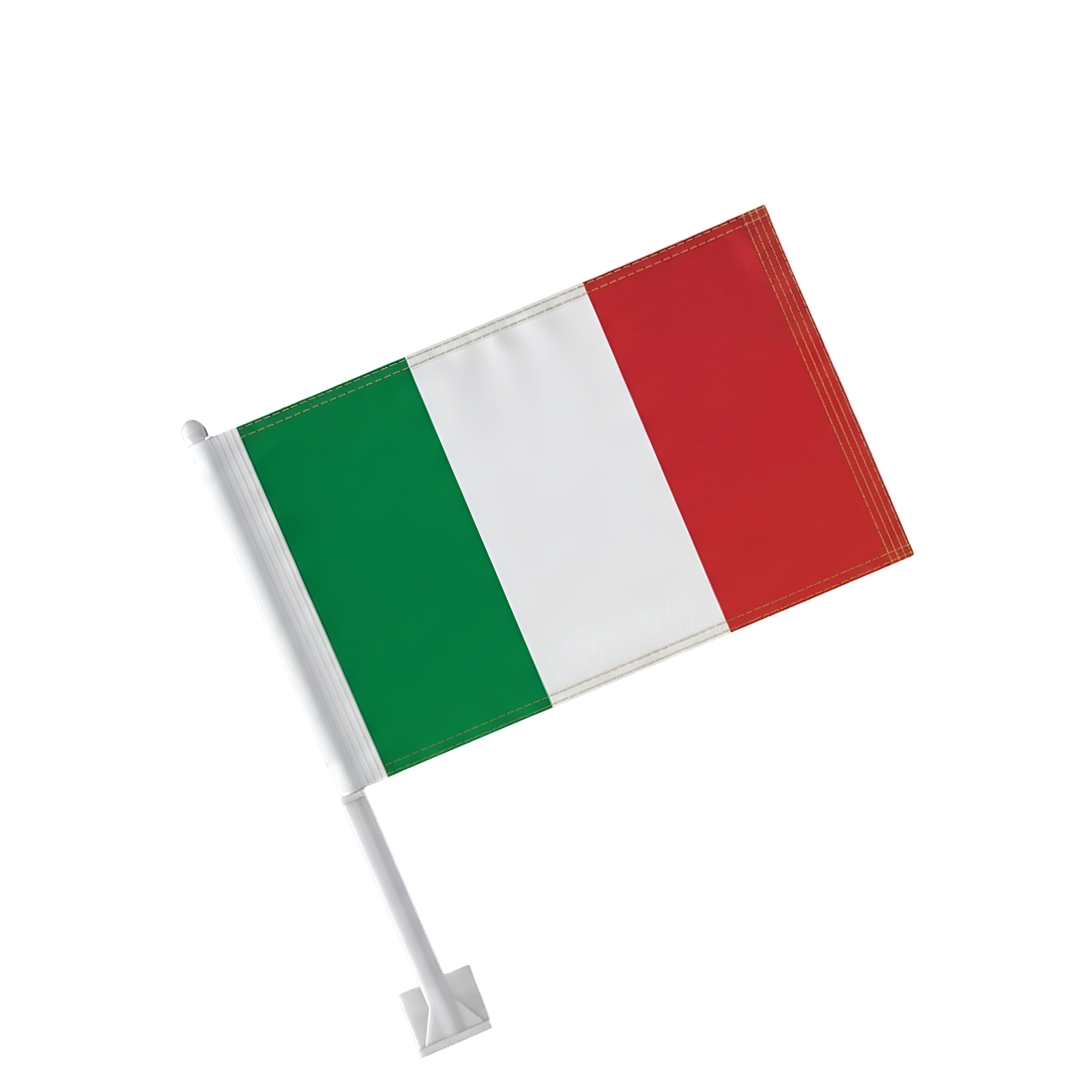 Official FIFA 2026 Italy Car Flag attached to car window