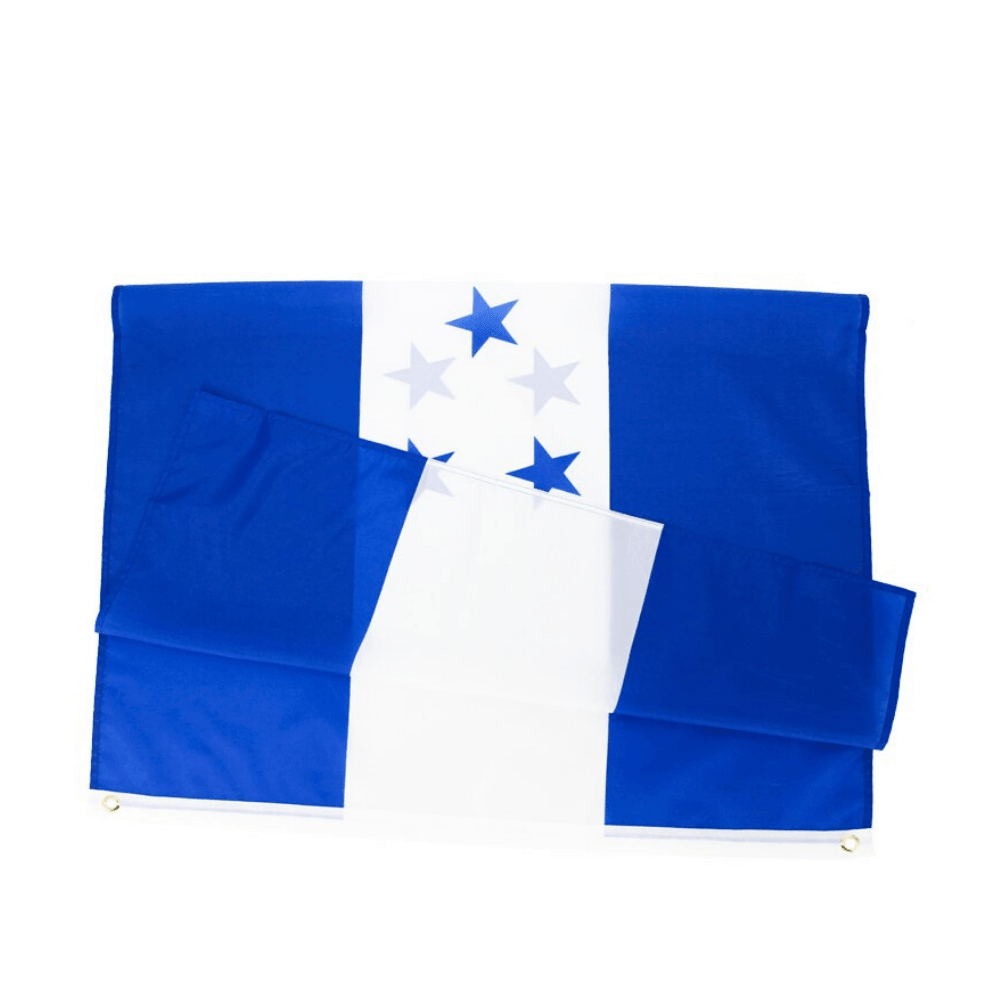 Honduras Terrace Flag flying on outdoor flagpole