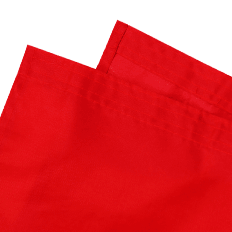 Allez France Footix Flag with brass grommet hardware detail