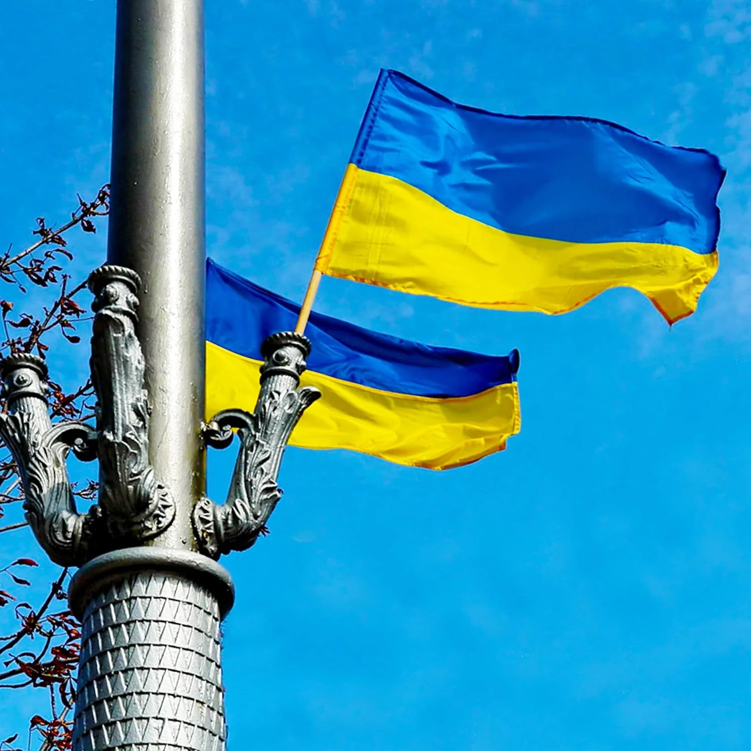 Ukraine National Flag For Indoor And Outdoor Display