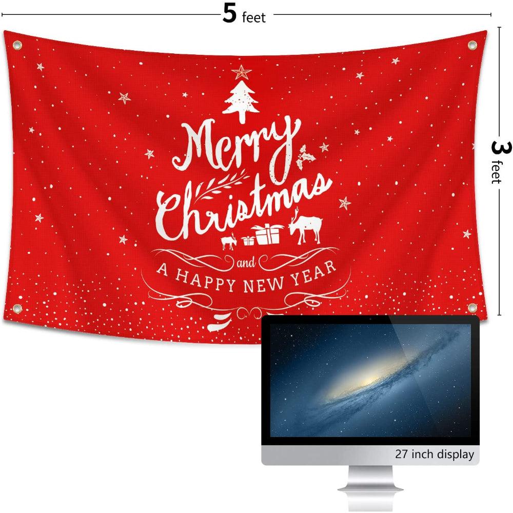 Christmas Celebration Flag – Vibrant Flag to Spread Holiday Cheer-Globe Flags