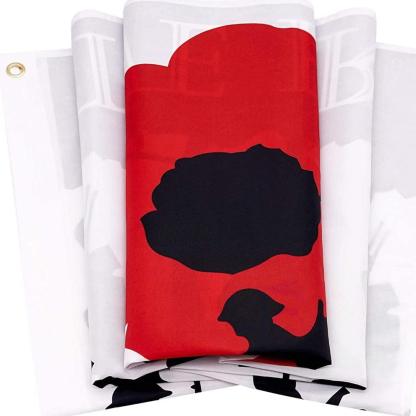 Lest We Forget Flag – 90x150 cm Polyester Memorial Tribute Banner-Globe Flags