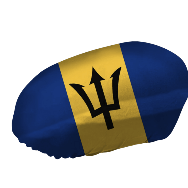 Barbados Car Side Mirror Flag-Globe Flags